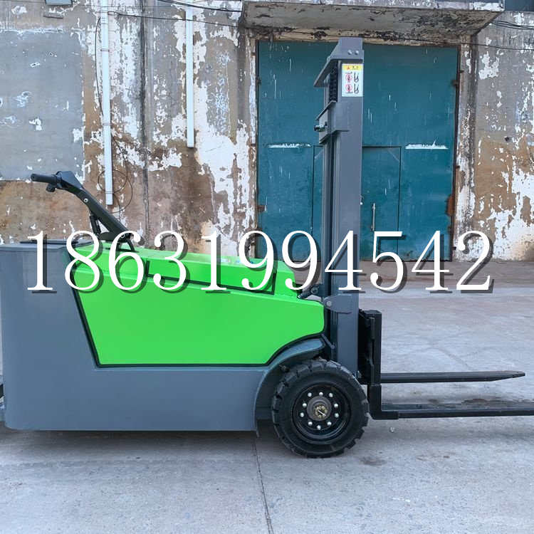 山丹县小型电动叉车1吨2吨步行站驾式电瓶堆高充电装卸车液压升降车铲车